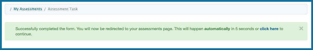 Complete an Assessment or Evaluation Task