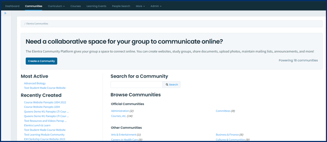 communities