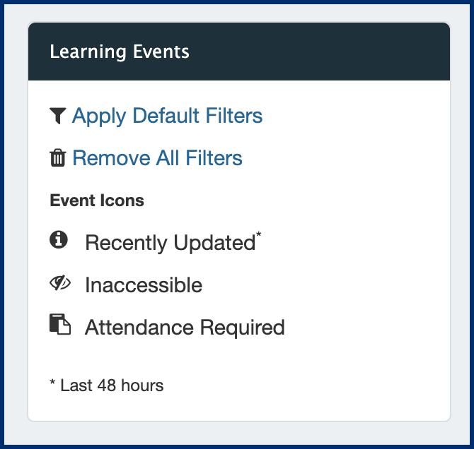 eventfilterlegend