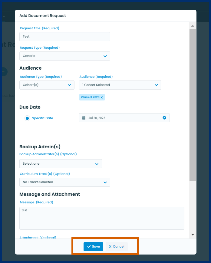 Create & Manage Document Requests