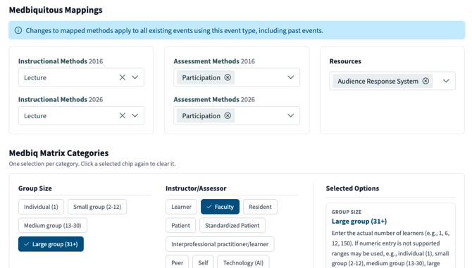 Learning Event MedBiq Mapping-1